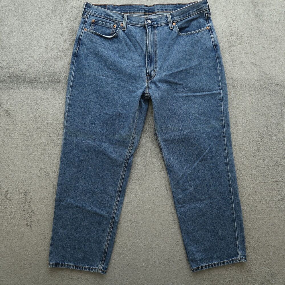 Levi's 550 Jeans Mens Size 40x30 Blue Relaxed Fit 100% Cotton Denim Medium Wash